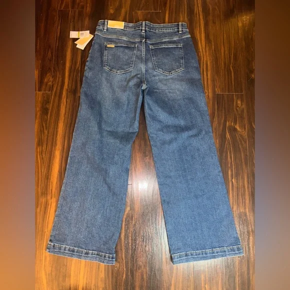 Michael Kors Selma Wide Leg High-Rise jeans - Picture 2 of 5